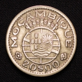 20 Escudos Mocambique 1955 Portugal