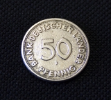 50 Pfennig 1949 F Bank Deutscher Lnder