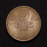 5 re 1937 Norwegen