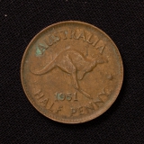 1/2 PENNY 1951 Australien