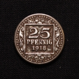 25 Pfennig 1918 Stadt Mnster I/W Kriegsgeld