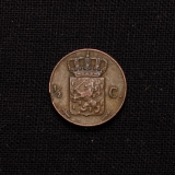 1/2 Cent 1863 Willem III Niederlande