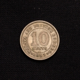 10 CENTS 1957 British Borneo