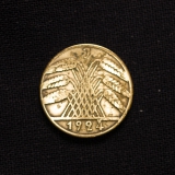 10 Rentenpfennig 1924 J Deutschland