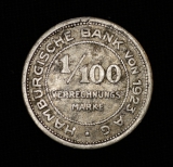 1/100 Verrechnungsmarke Hamburger Bank von 1923 AG