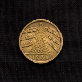 10 Reichspfennig 1936 D Deutschland