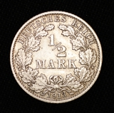 1/2 Mark 1913 J Deutsches Reich