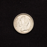 25 Centimos 1965 Venezuela