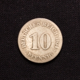 10 Pfennig 1874 Deutsches Reich