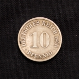 10 Pfennig 1876 A Deutsches Reich