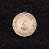5 Pfennig 1899 J Deutsches Reich