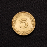 5 Pfennig J 1949 Bank Deutscher Lnder