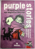 black stories | Junior purple stories | 50 mystische Rtsel | Das Rtsel Kartenspiel fr Kinder |Verlag moses