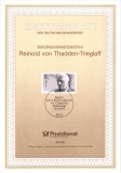 Ersttagsblatt Reinold von Thadden-Trieglaff