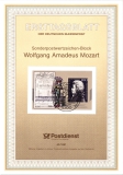 Ersttagsblatt Wolfgang Amadeus Mozart