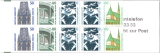 Briefmarkenheft - Sehenswürdigkeiten - 50 + 80 + 10 + 100 Pf (Rarität)