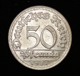 50 Pfennig 1921 D Deutsches Reich