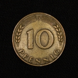 10 Pf 1949 J Bank Deutscher Lnder