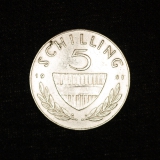 5 Schilling 1961 Österreich