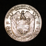 1/2 Balboa 1933 Panama Medio