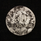 50 Pfennig 1918 Kriegsnotgeld Herzogtum Braunschweig